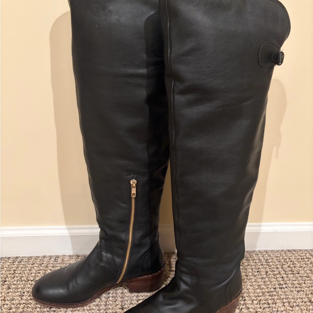Coach over the knee leather boots, sz 9